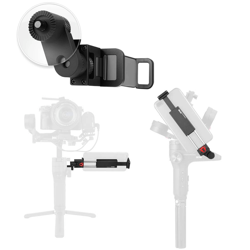 Suporte-de-Smartphone-Zhiyun-EX1E01-com-Engrenagem-Crown-para-Gimbal-Crane-e-Weebill