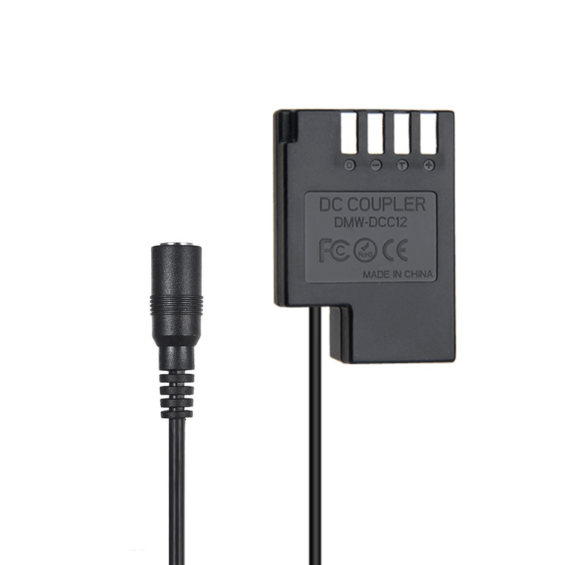 Adaptador-Dummy-Acoplador-DC-DMW-DCC12---Bateria-BLF19-para-Panasonic