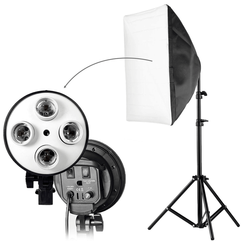 Kit-Iluminacao-para-Estudio-com-Softboxes-Girafa-e-Tripes-de-Iluminacao--Sem-Lampada-