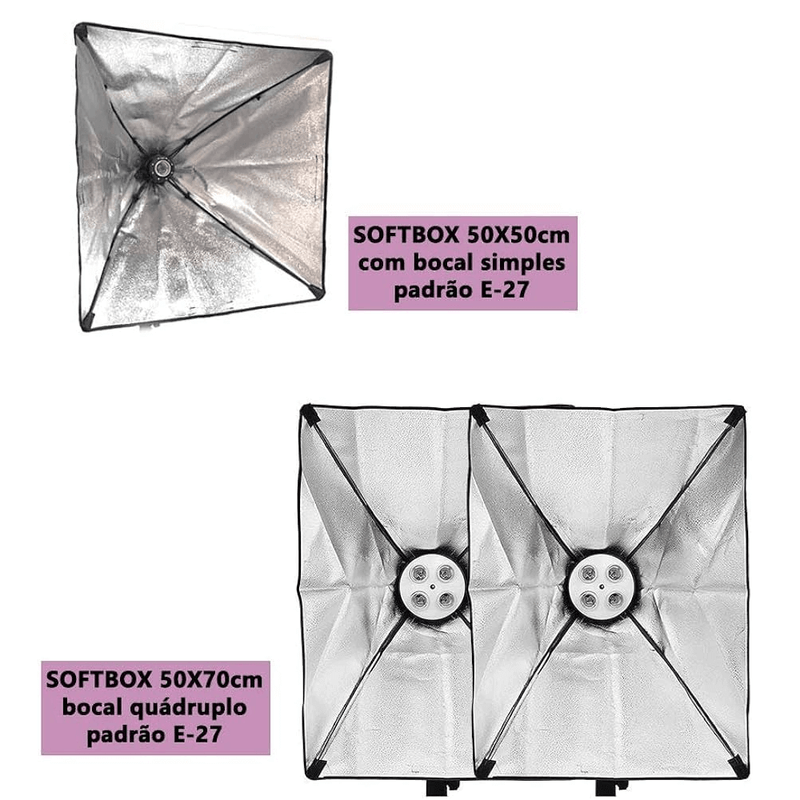 Kit-Iluminacao-para-Estudio-com-Softboxes-Girafa-e-Tripes-de-Iluminacao--Sem-Lampada-