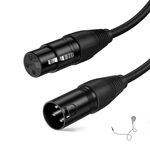 Cabo-de-Audio-XLR-3Pin-Macho-x-Femea-Balanceado--5-Metros-