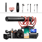 Microfone-Rode-VideoMic-NTG-Shotgun-Hibrido-Analogico---USB-com-Montagem-em-Camera