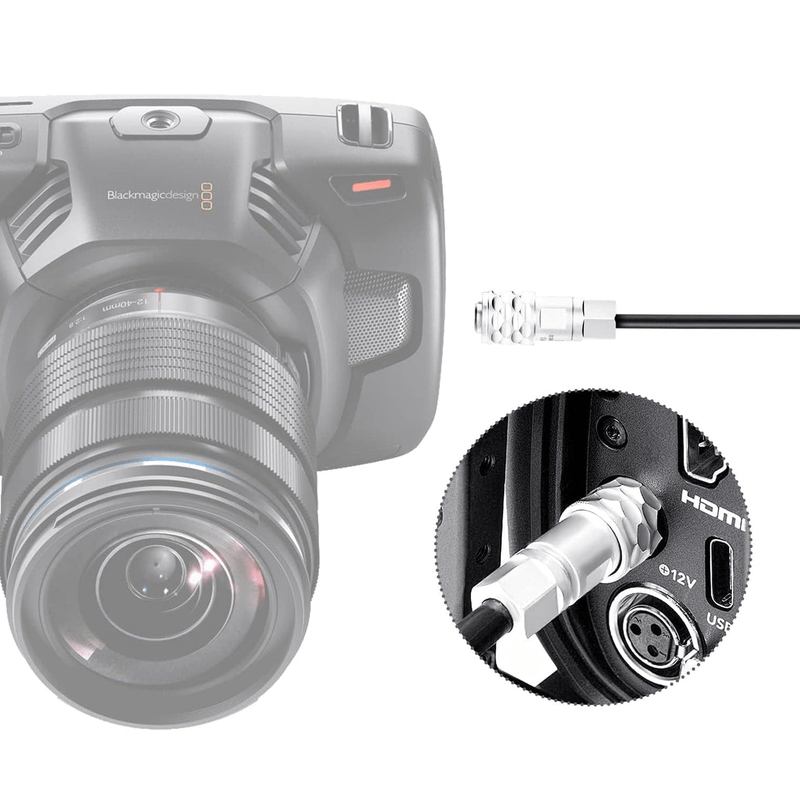 Cabo-Espiral-USB-C-x-2-Pinos-para-Blackmagic-BMPCC-4K-e-6K