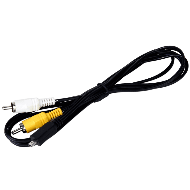 Cabo-RCA-Audio-Video-x-Mini-USB-8-Pin-para-Cameras-Digitais